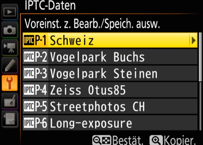 IPTC Daten