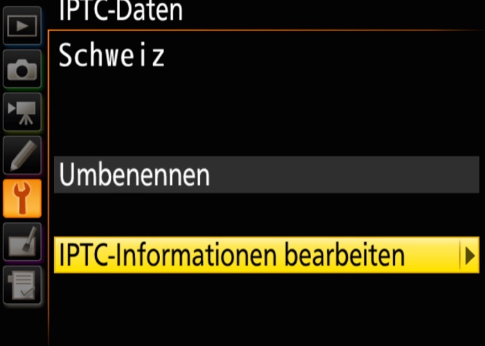 IPTC Daten