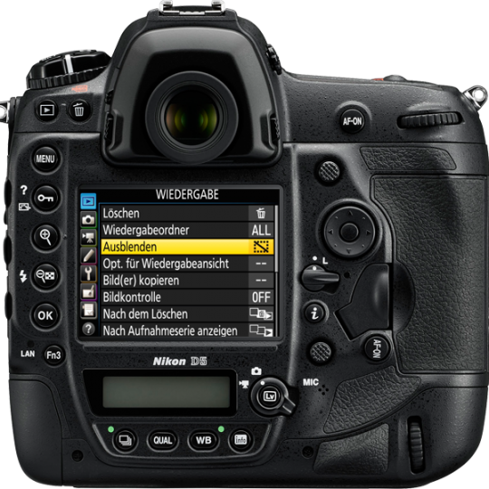 Nikon D5 Menu und meine Grundeinstellungenen