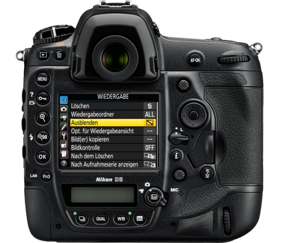 Nikon D5 Menu und meine Grundeinstellungenen