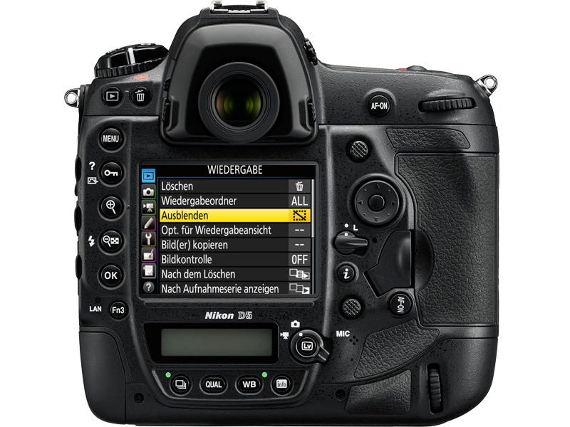 Nikon D5 Menu und meine Grundeinstellungenen