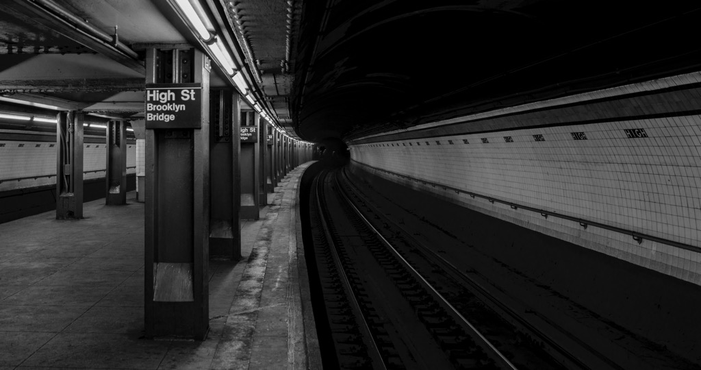 Subway Station Hight St. an der Brooklyn Bridge