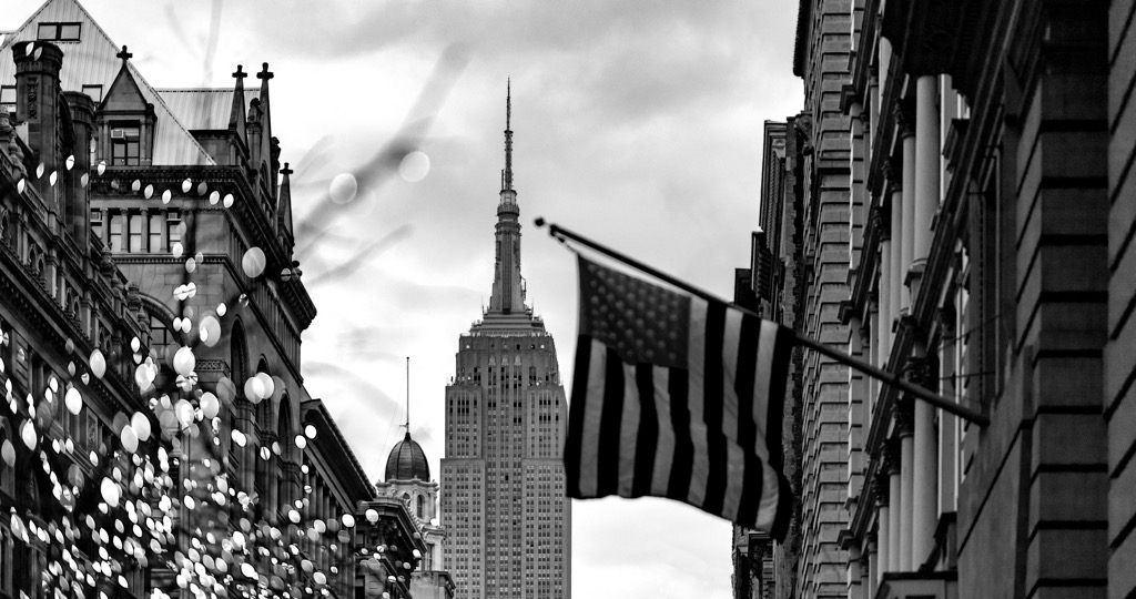 Empire Sate Building von Tribeca aus