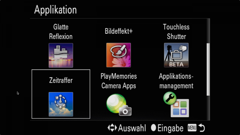 Sony A7RMII Intervalltimer