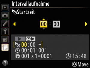 D600 intervall Timer