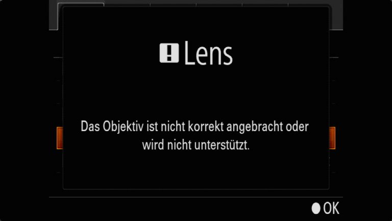 Sony A7RMII Voreinstellungen – Grrundeinstellungen