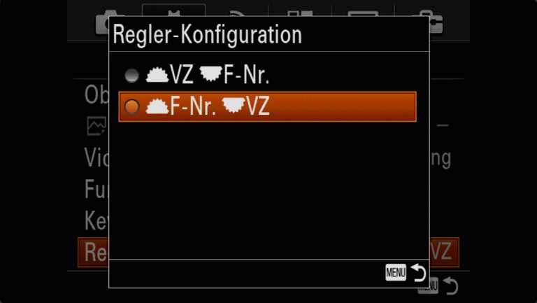 Sony A7RMII Voreinstellungen – Grrundeinstellungen