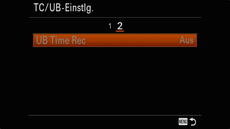 Sony A7RMII Voreinstellungen – Grrundeinstellungen