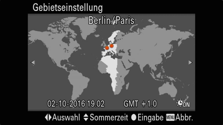 Sony A7RMII Voreinstellungen – Grrundeinstellungen