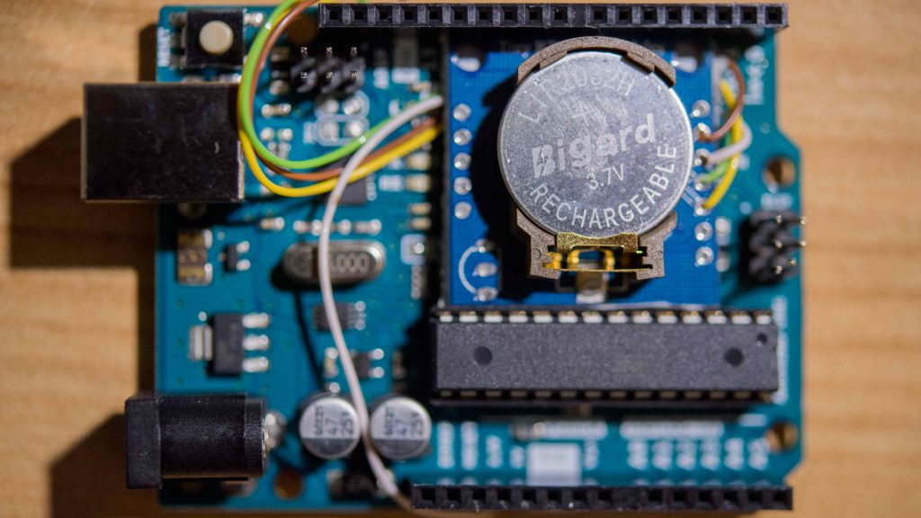 Arduino Uno 3 Intervalometer «Pro-Timer Free» Tiny I2C - RTC Time Shield im Eigenbau