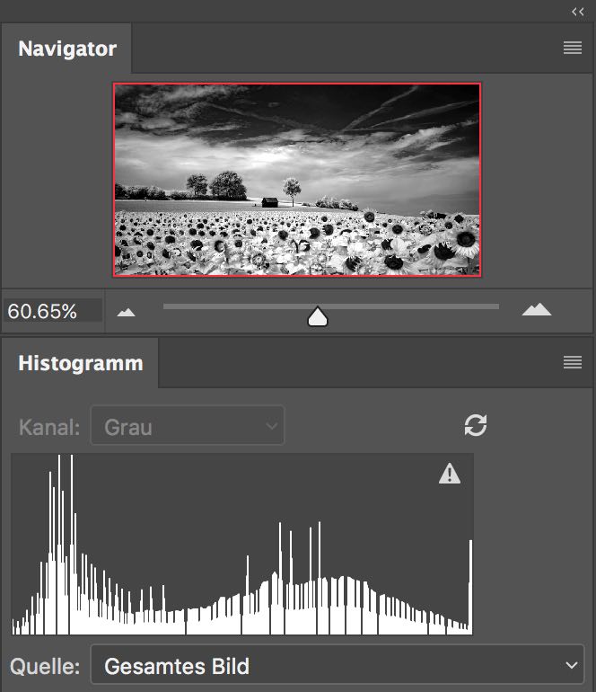 Photoshop CC Histogramm