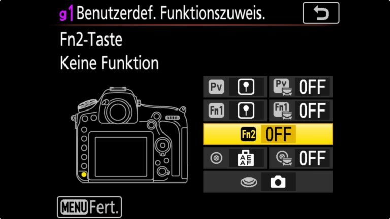 NIKON D850 Button Fn2