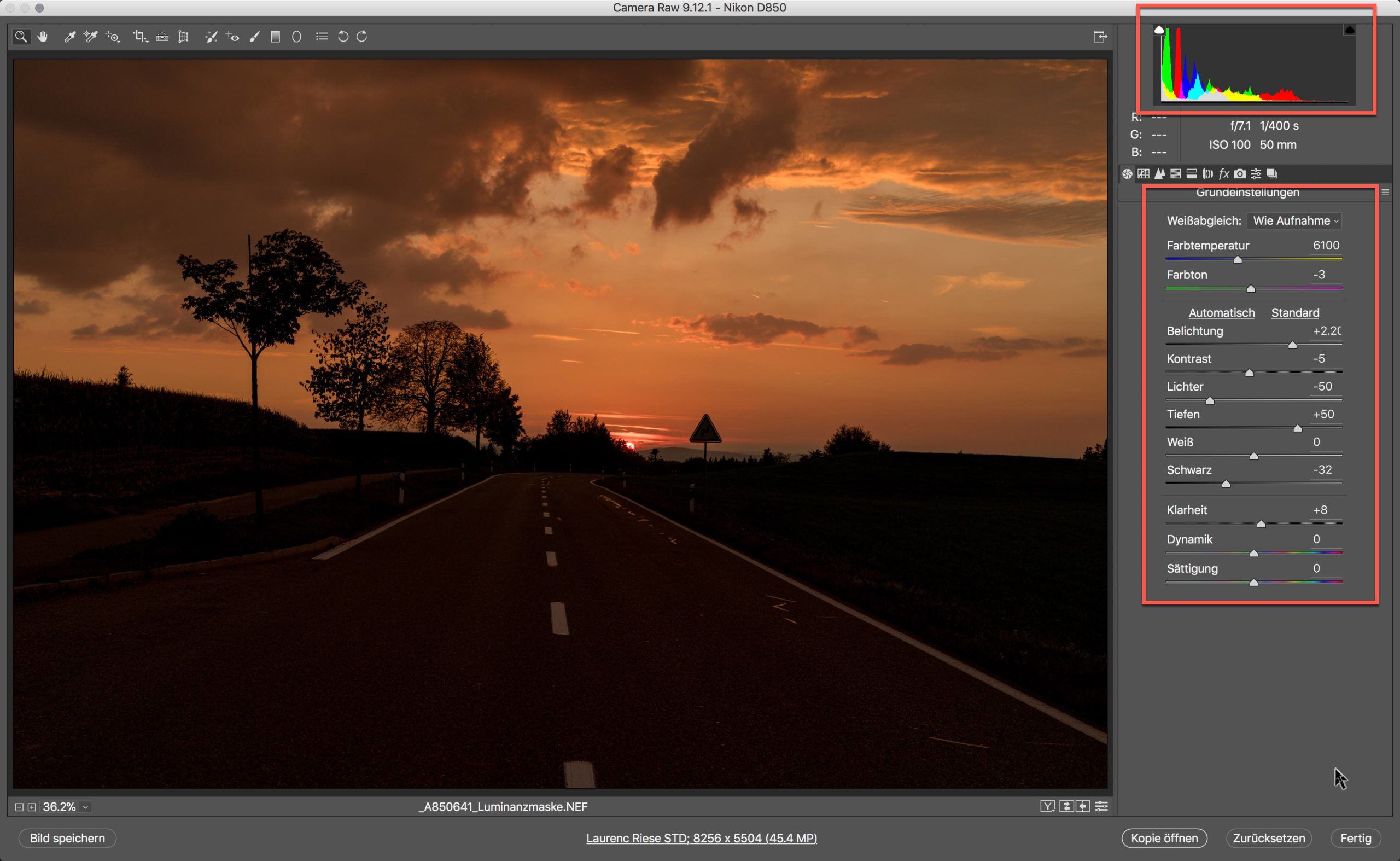 Smartobjekte in Photoshop - Bild im RAW Konverter Entwickeln Smartobjekte in Photoshop - Bild im RAW Konverter Entwickeln