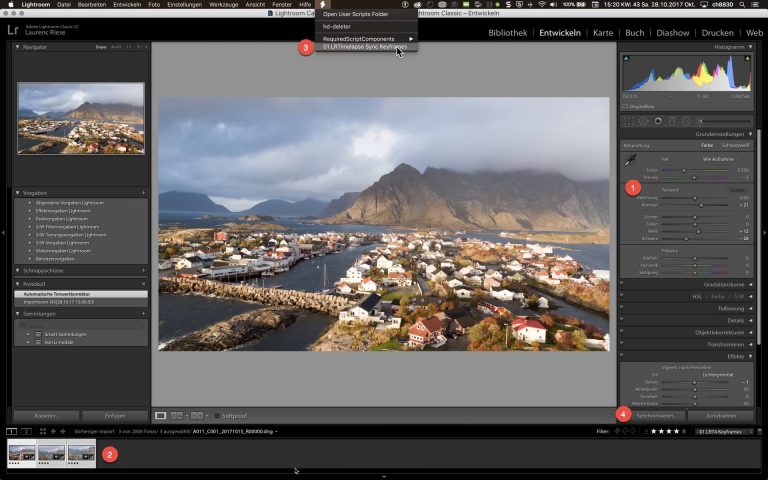 Lightroom – Oberfläche – Entwickeln