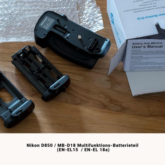 Nikon D850 / MB-D18 Multifunktions-Batterieteil