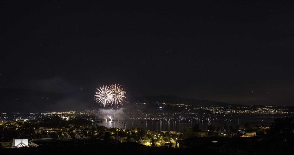 Kameraeinstellungen für ein Feuerwerk shooting