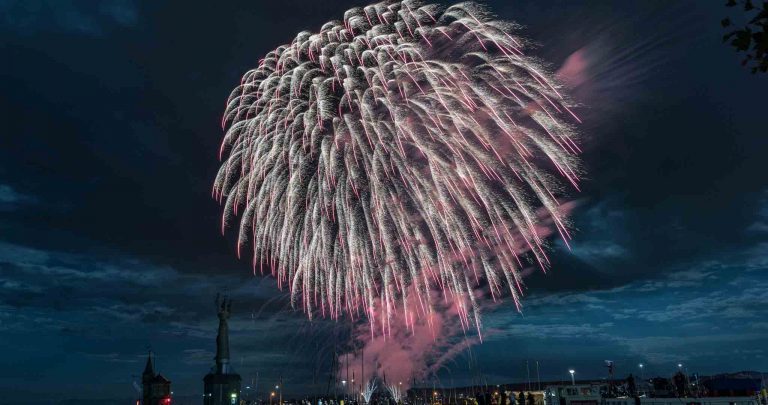 Feuerwerk, Rapperswill, Jona, Konstanz, Das kleine Foto 1 X 1