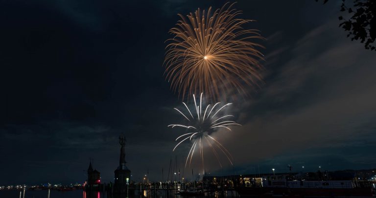 Feuerwerk, Rapperswill, Jona, Konstanz, Das kleine Foto 1 X 1