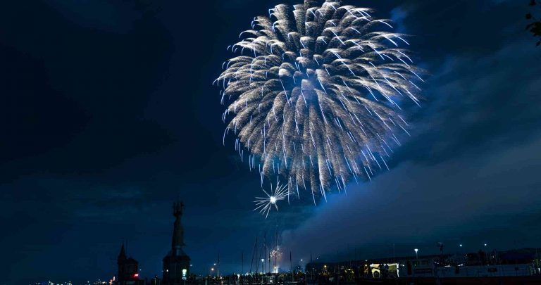 Feuerwerk, Rapperswill, Jona, Konstanz, Das kleine Foto 1 X 1