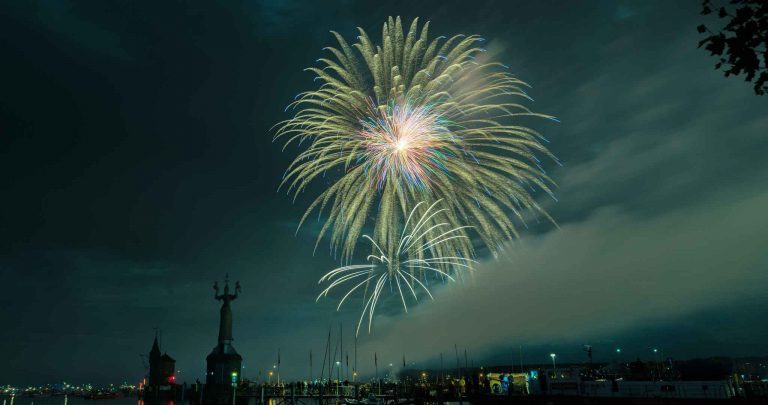 Feuerwerk, Rapperswill, Jona, Konstanz, Das kleine Foto 1 X 1