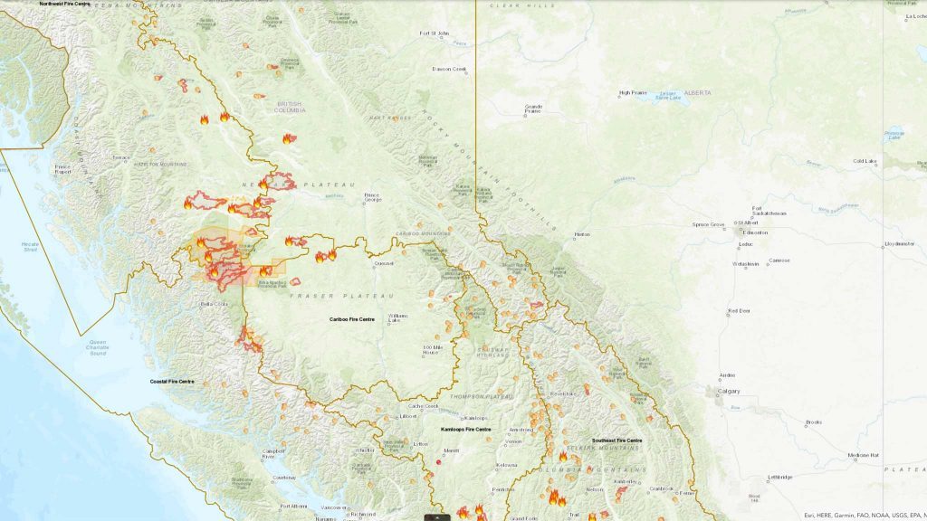 Reisebericht: USA & Canada von Seattle bis Bella Colla - British Columbia im griff der Waldbrände