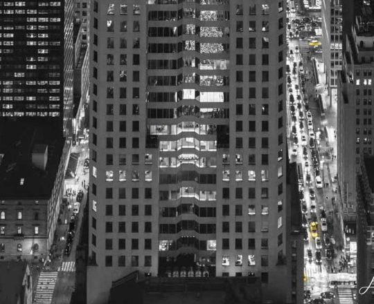 New York - Rockefeller Center - Top of the Rock - SW Street View Timelapse 4k