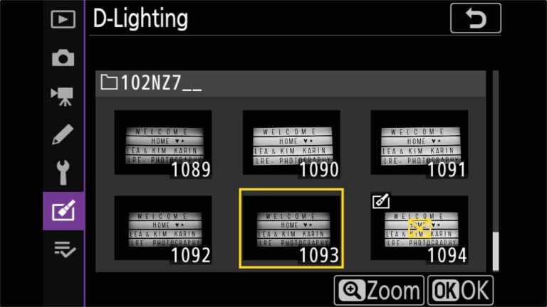 Nikon Z7 Aktive D-Lighting
