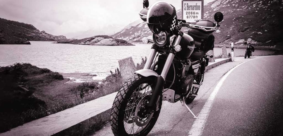 [Vlog] Motorrad-Tour durch die Alpen mit Triumph Bonneville T120 Black und Scrambler 1200 XE