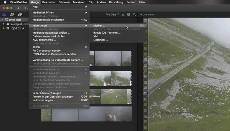 Color Grading 3D LUTs zur Farbkorrektur in Final Cut Pro X