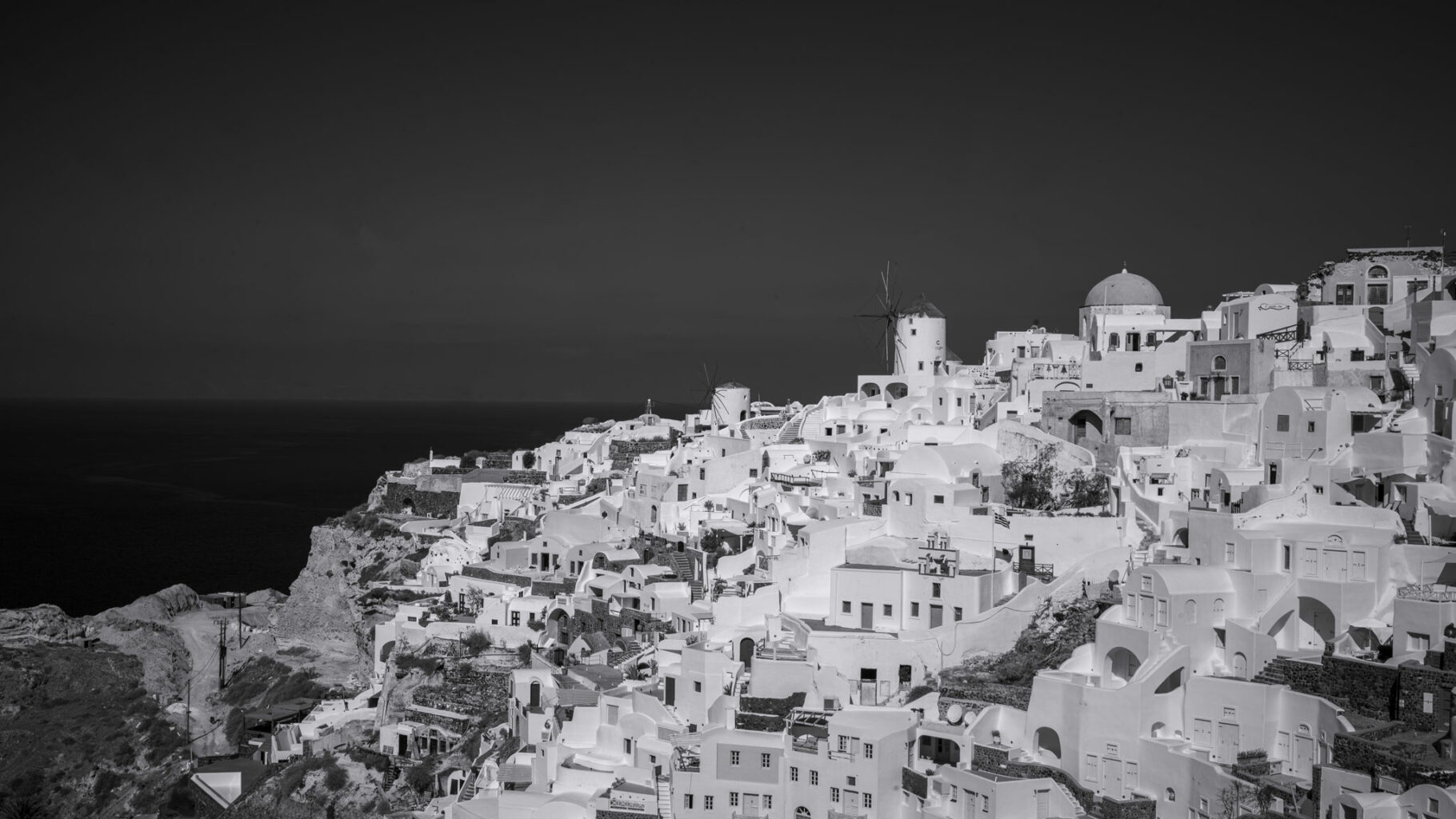 Greece (Griechenland) Windmühlen Santorini