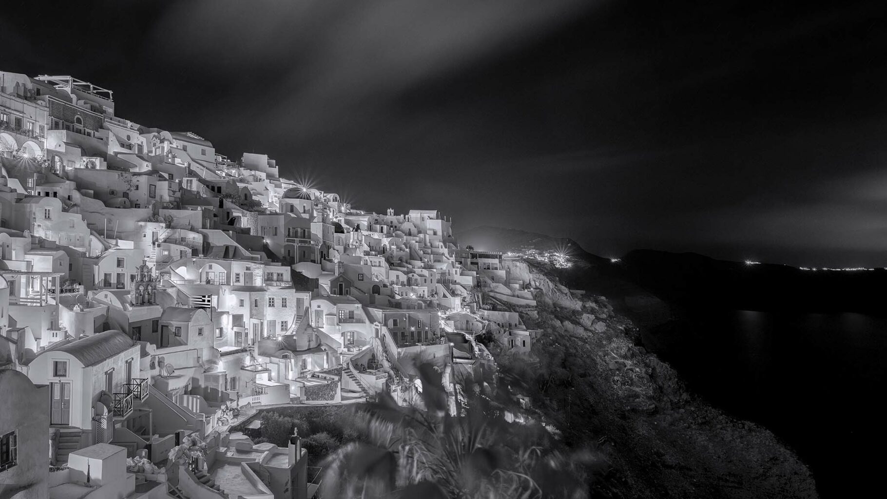 Santorini Langzeitbelichtung